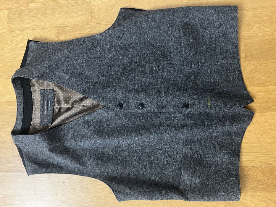 Sacou neagru si vesta gri barbati Marc O’Polo marime 54