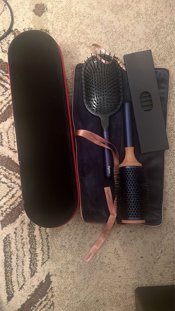 Set de accesorii pentru coafat, Dyson, (Rose Gold/Negru),