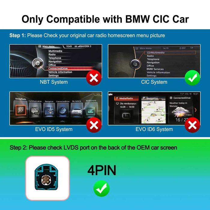 BMW CarPlay Android CIC MMI box