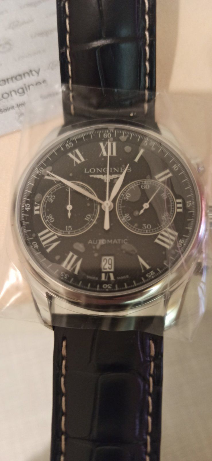 Ръчен механичен часовник Longines Master collection, Швейцария