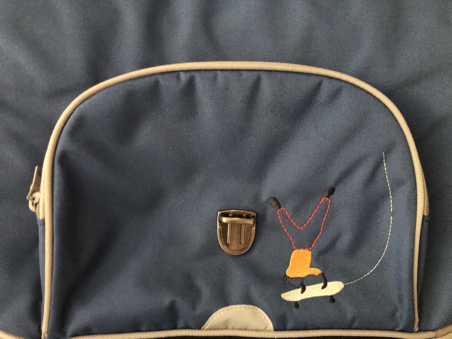 Ghiozdan pentru 7-10 ani cu  protectie spate Tann’s nou