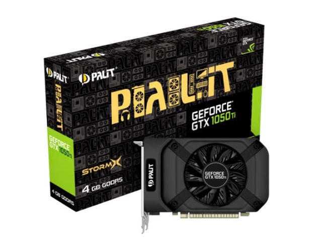 Palit GeForce GTX 1050 Ti StormX видеокарта