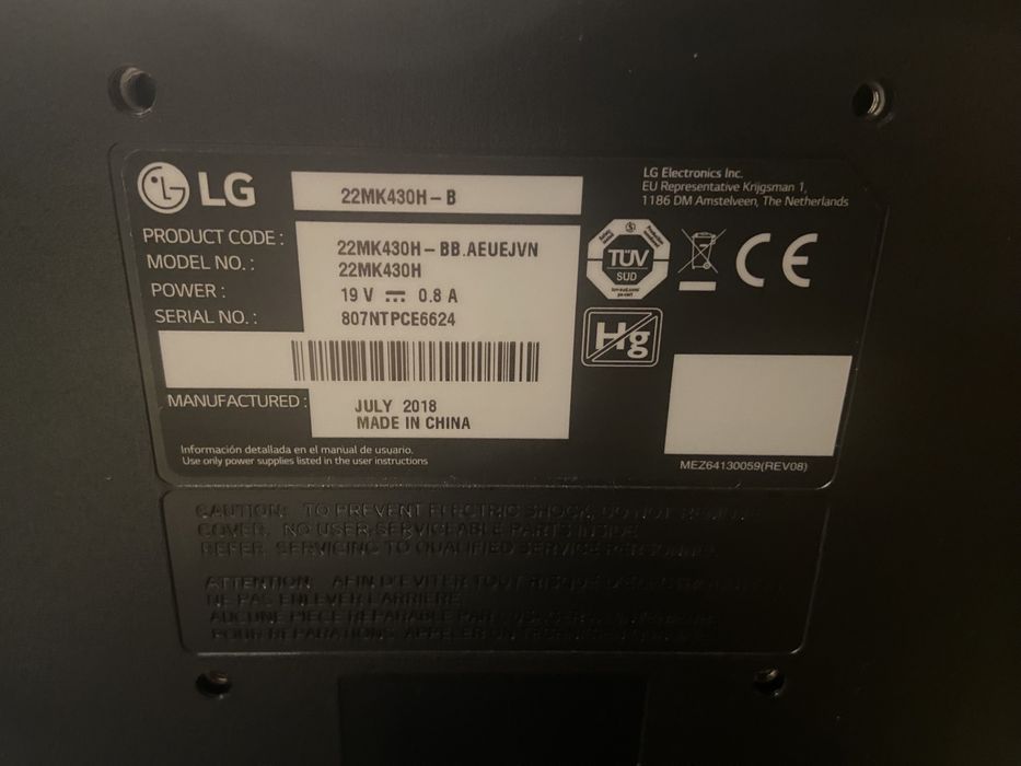 Monitor gaming LED IPS LG 21.5", 75Hz, Negru, FreeSync, Fara burn in