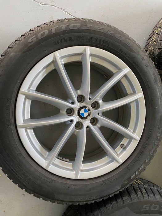 Roți iarnă originale BMW X3 G01/X4 G02–18” Style 617 +Anvelope Pirelli