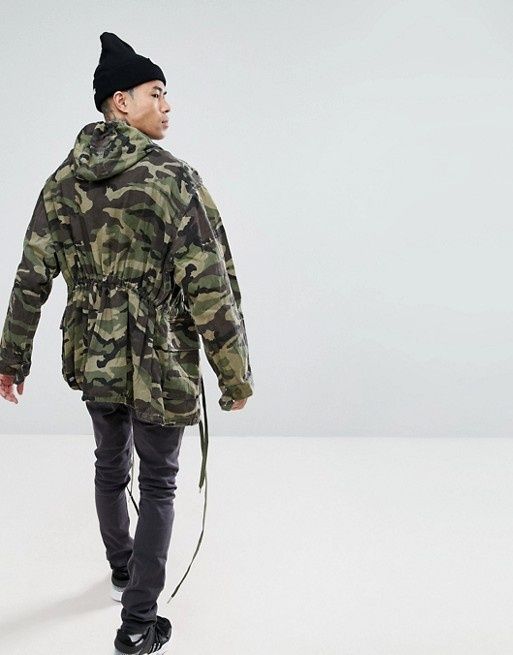 Geaca Parka Sixth June Camo - Fit de M-L
