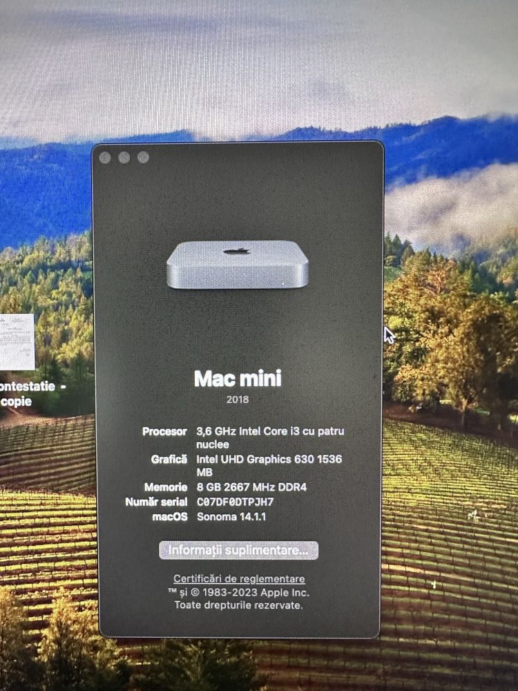 Mac Mini 2018 i3 3,6 Ghz