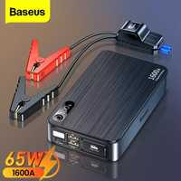 Baseus PD 65W Пусковое Устройство 1600A с дизельным 8L/бензиновым 3.5L