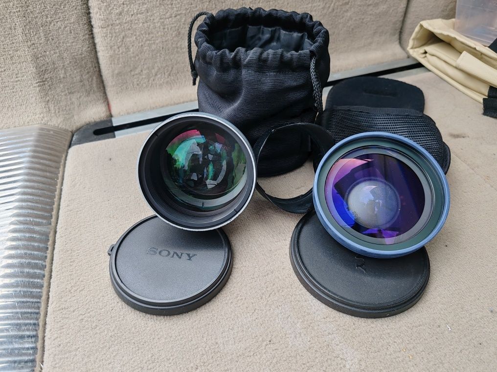 Sony Cyber‑Shot DSC‑F828 + obiectiv wide & teleobiectiv...