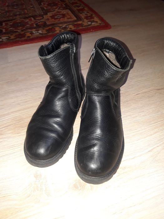 Сапоги юничел кожаные