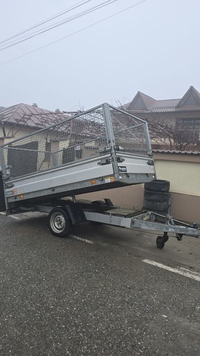 Vând remorcă basculabilă electric