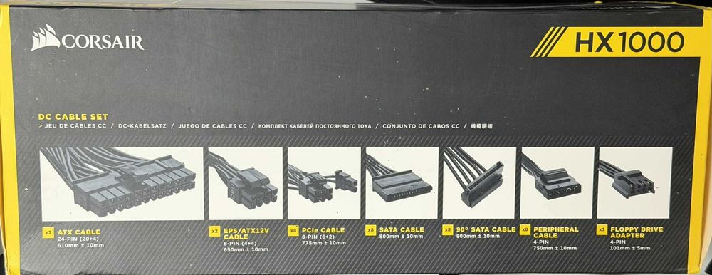 Sursa Corsair HX Series, 80+ Platinum, 1000W ATX + cablu 12VHPWR