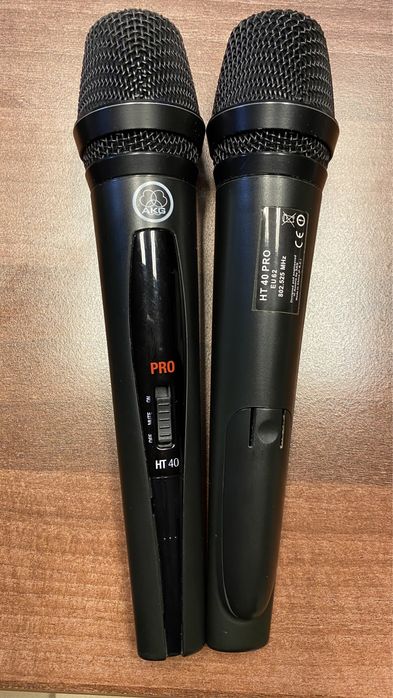 Receiver cu doua microfoane AKG (defect)