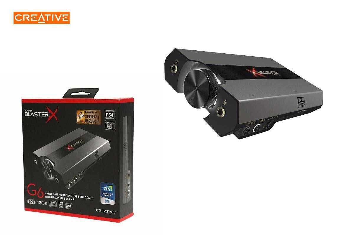 Външна звукова карта Creative Sound BlasterX G6/32Bit DAC/7.1