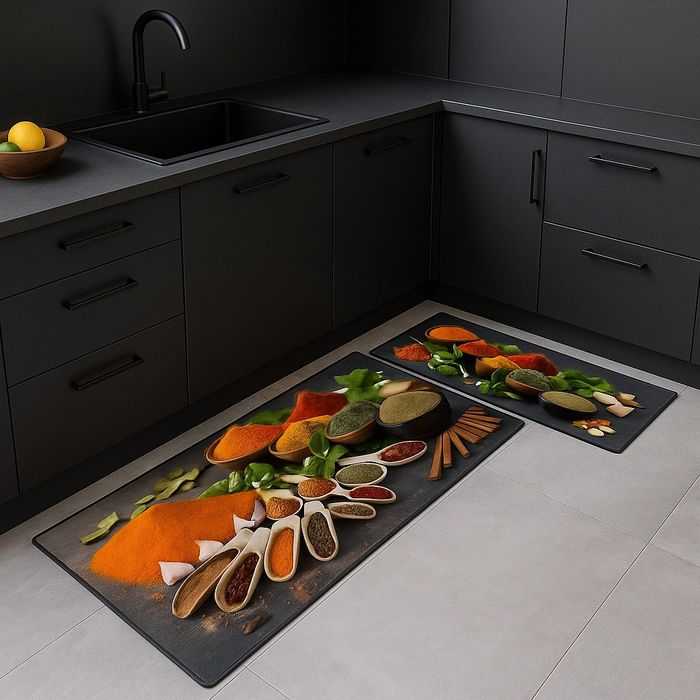 Водоустойчиви и противоплъзгащи килими за кухня 2 броя