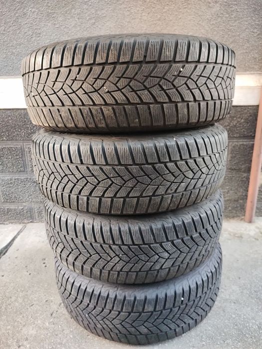 Vând Set Jante 5x112+Cauciucuri 215/65/16 M+S Goodyear Import Germania
