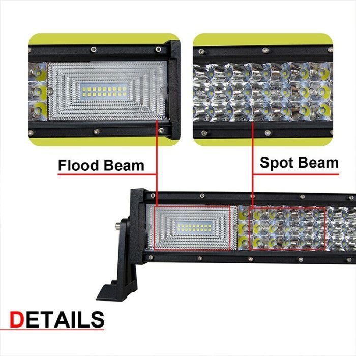 Proiector led bar off-road 666W lungime 127 cm