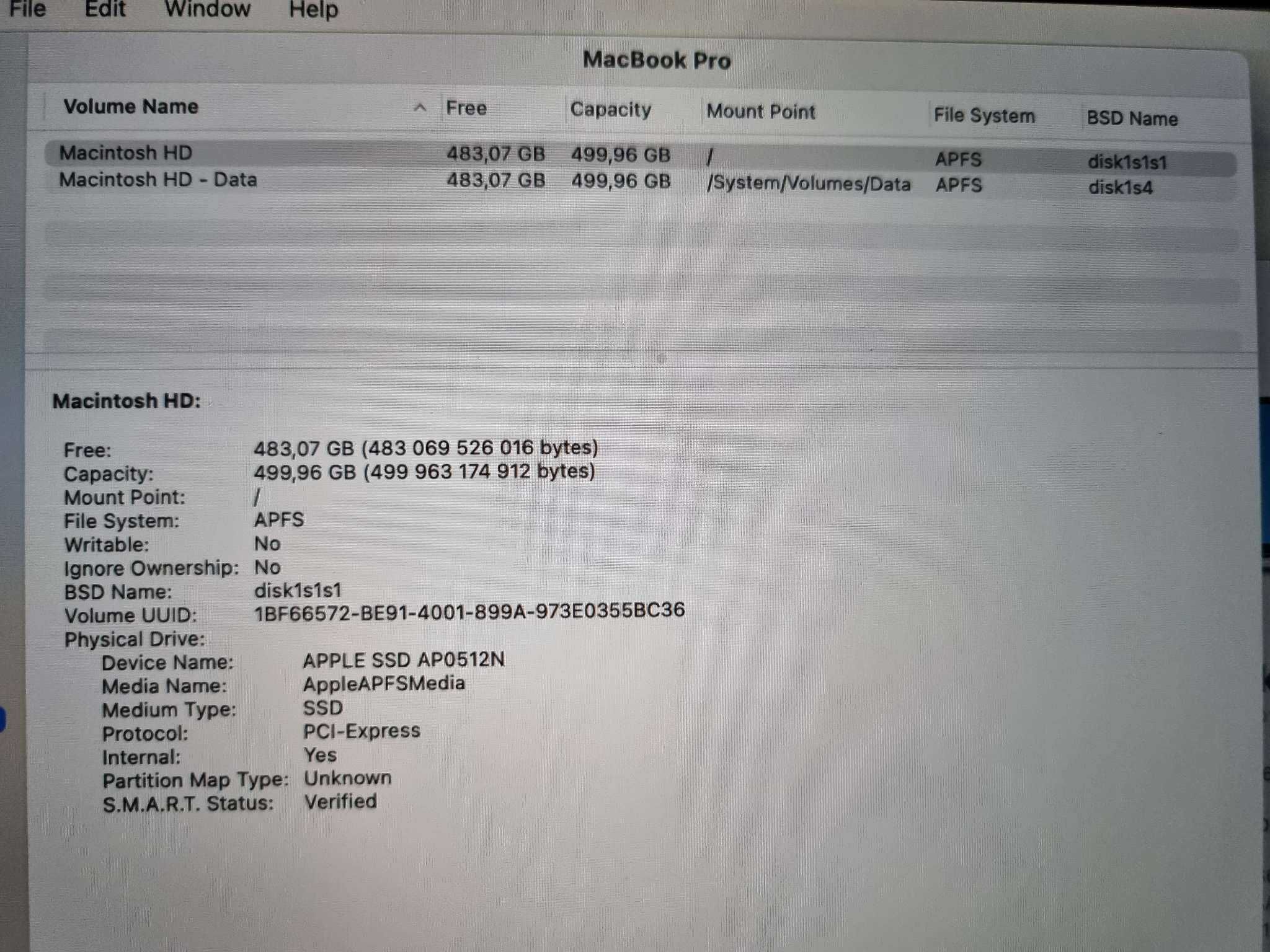 MacBook Pro 16 2019 6-core Intel i7 16RAM 500SSD AMD Radeon Space Gray