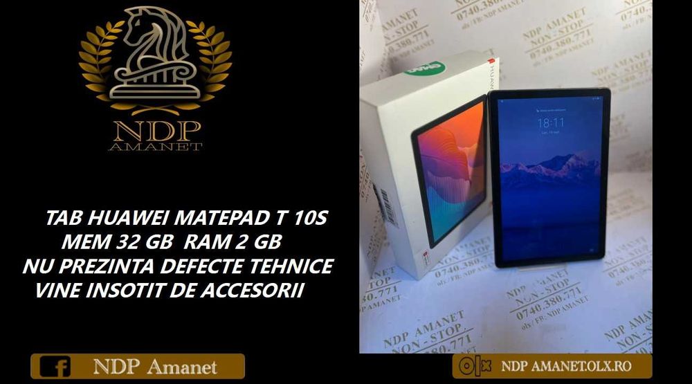 NDP Amanet Calea Mosilor 298    TABLETA HUAWEI MATEPAD T (40089)