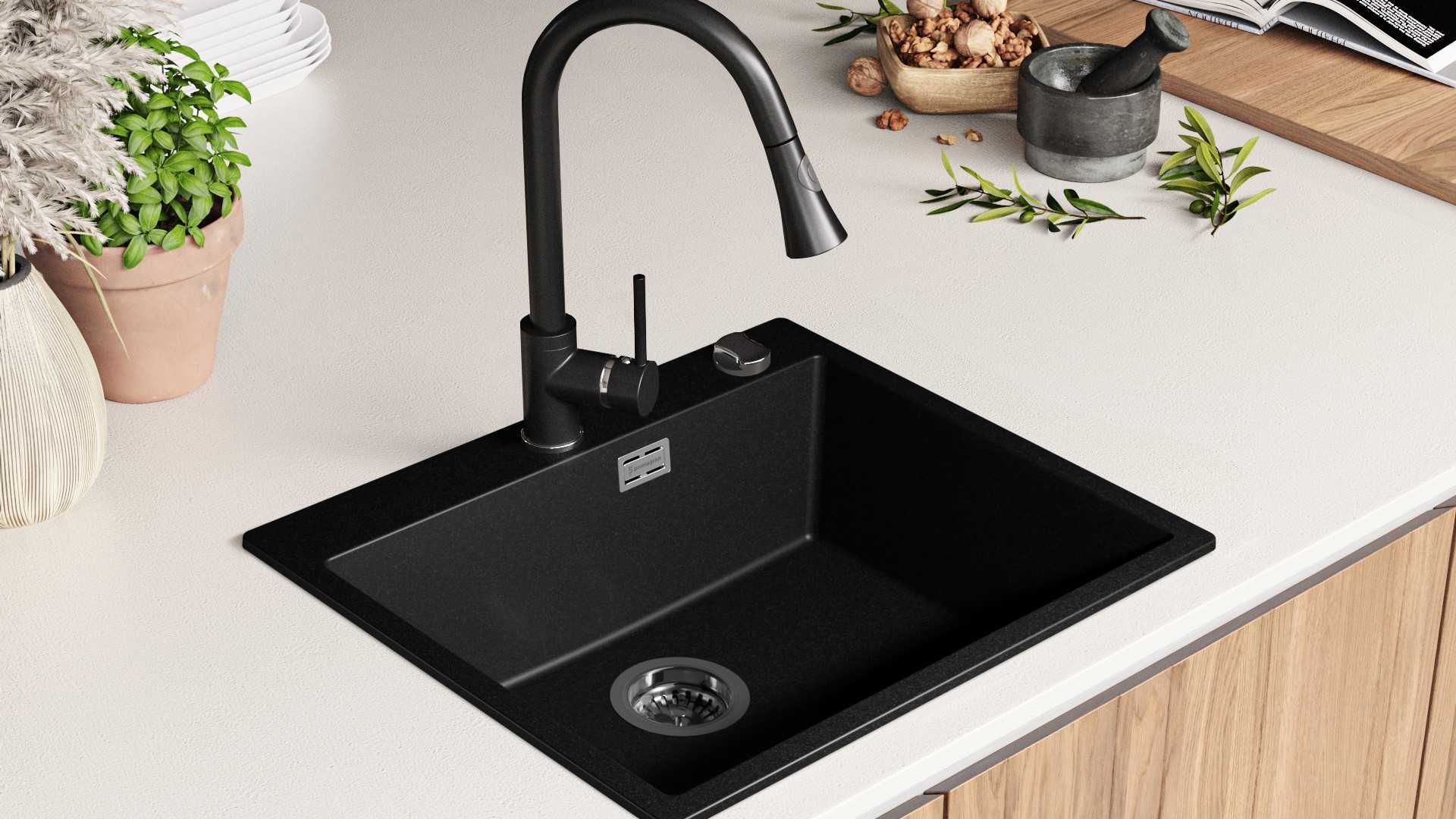 Кухненска Мивка от гранит Осло 60 XL 500 x 580 Черна
-22%
НОВО