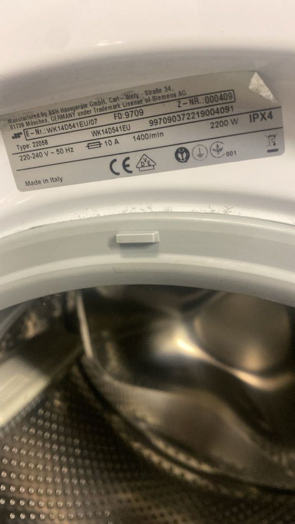 Masina de spalat cu uscator Siemens