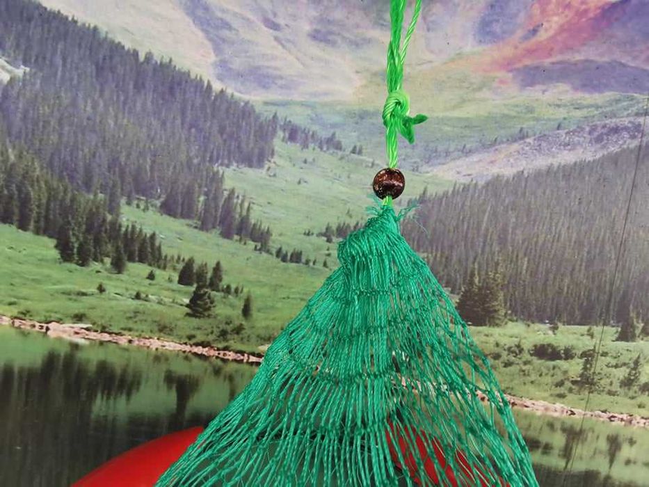 Живарник с поплавъци за риболов от лодка ,120х46см