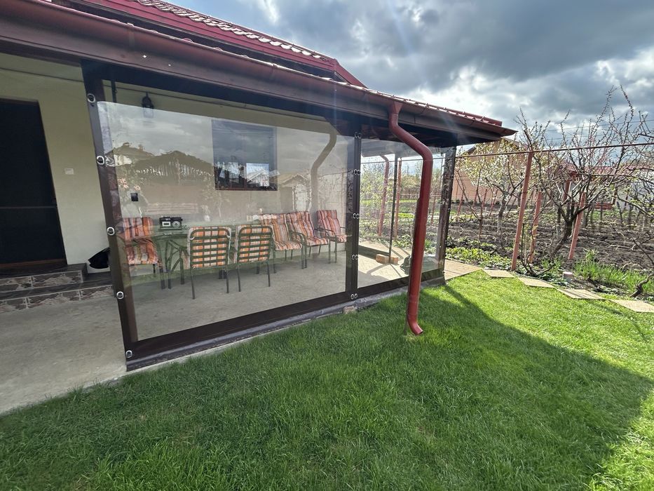 Inchideri terase/foisoare - Folie transparenta 0,8 (Pvc)