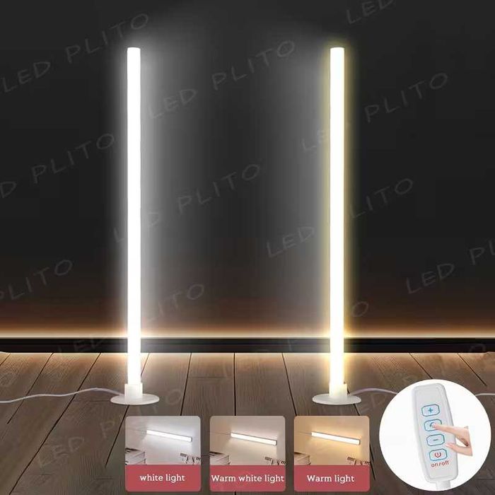 LED Лампа 40см – 3 Цвята Светлина и Дистанционно