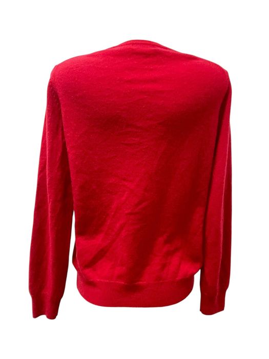 FRANCO CALLEGARI размер L дамски кашмирен пуловер 100% КАШМИР червен