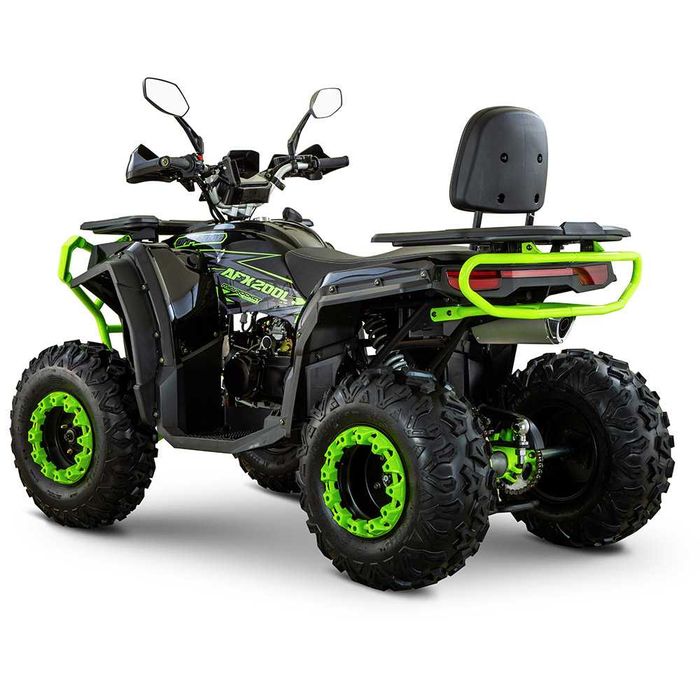 Atv 200cc AFX 4T benzina 10" automata negru/verde