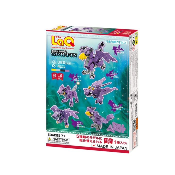 Японски Детски конструктор LaQ Mystical Beast GRIFFIN, 384 части