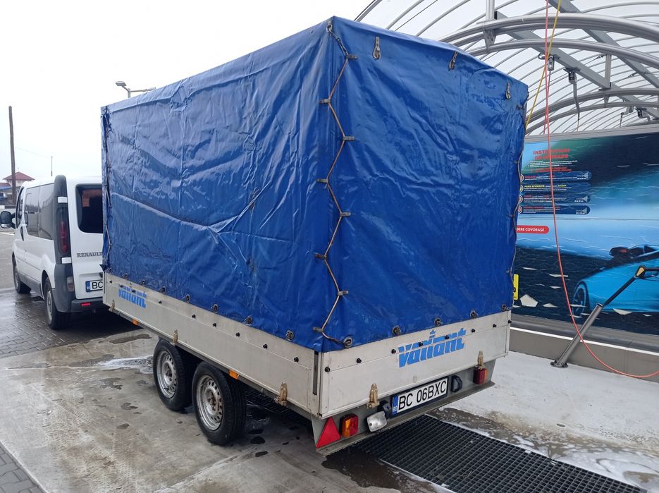 Remorcă REMA înmatriculată