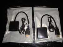 adaptor video convertor HDMI - VGA + audio jack
