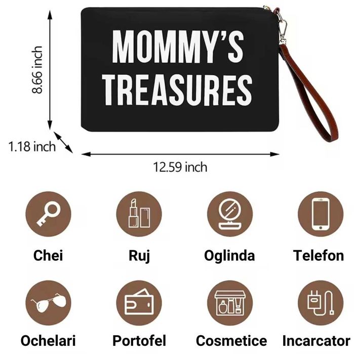 Geanta MOMMY BAG Premium pentru Maternitate Set din 5 Piese
