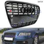 Предна S6 Sline решетка Audi A6 C6 05-12 черна грил броня ауди а6 ц6
