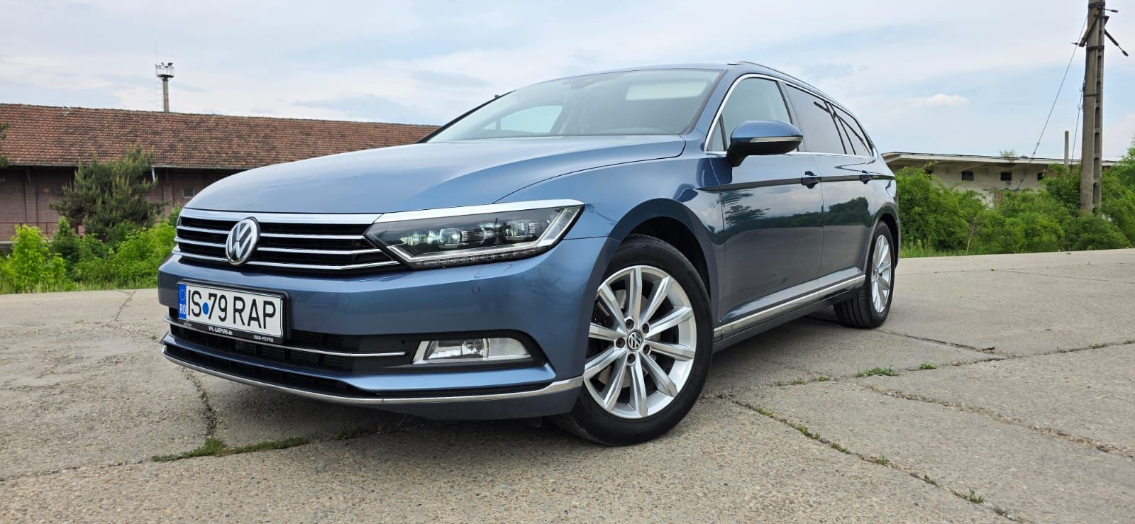 Vw Passat Break Fab 2018 Proprietar Xenon Navi Piele Padele Volan