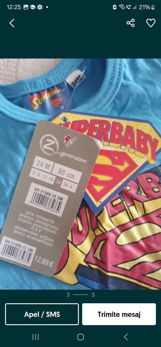 Lichidare stoc tricouri Superbaby