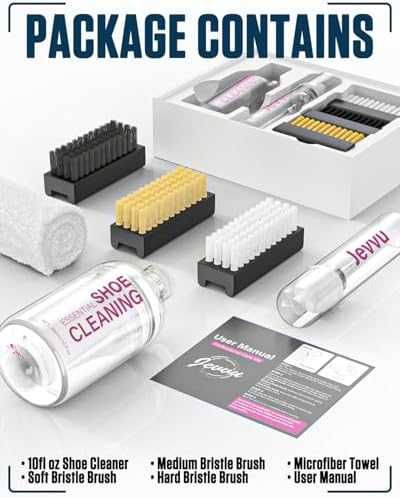 Комплект за почистване Концентриран препарат обувки пяна 3 четки кърпа