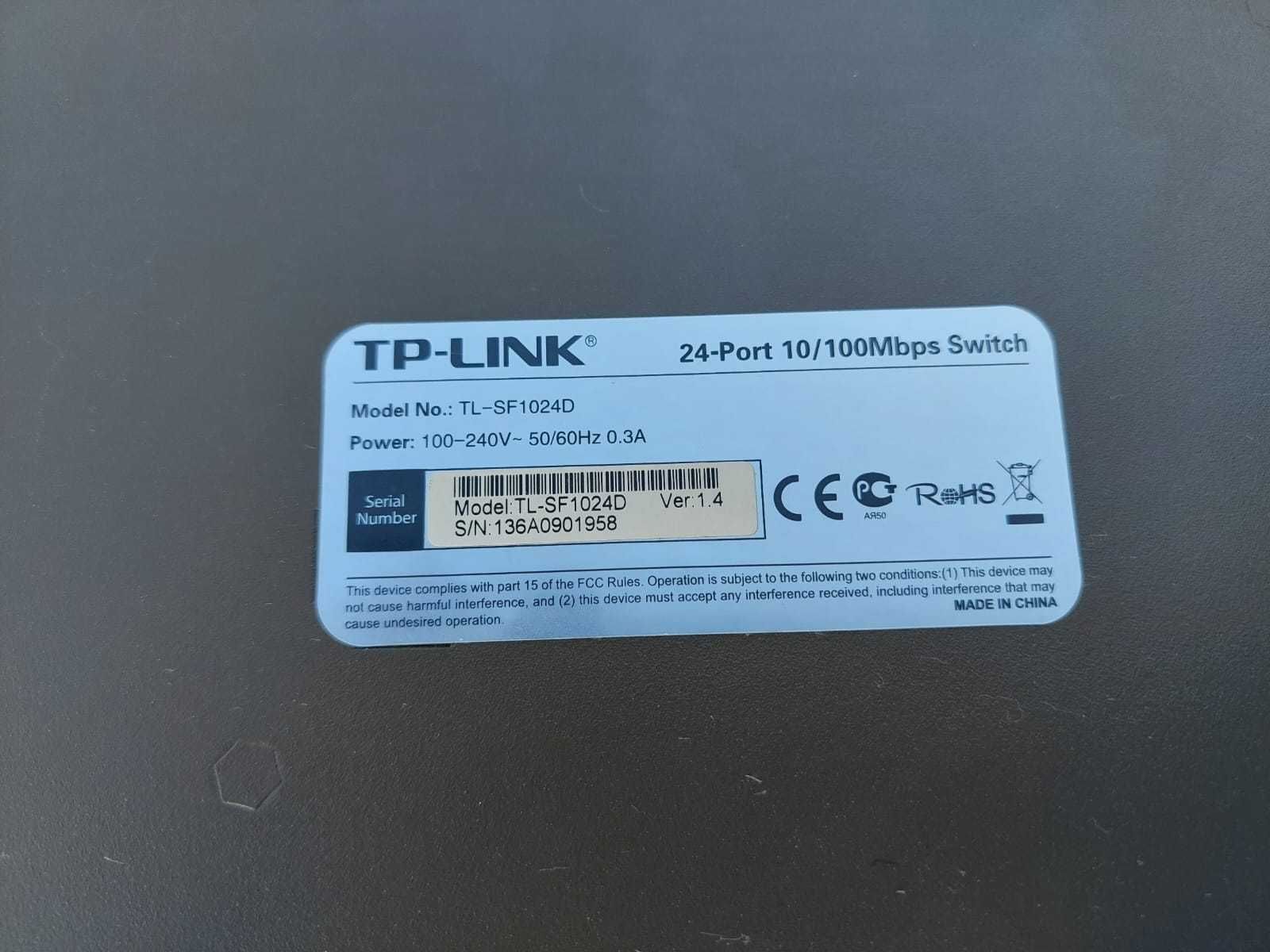 Vand Switch TP-LINK 24 porturi 10/100 TL-SF1024D