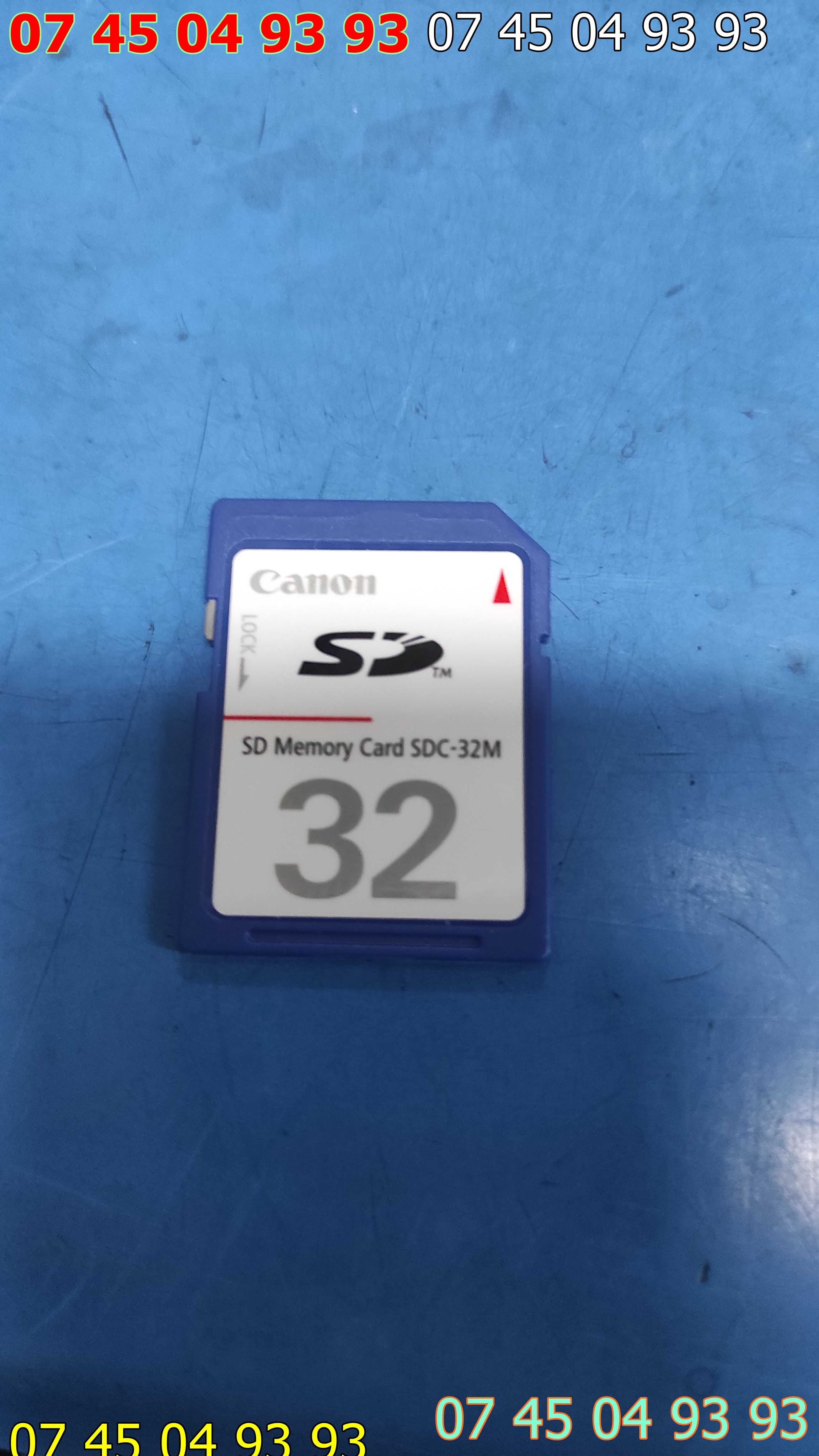 card canon memory card sdc 32 Mb nou nefolosit vintage