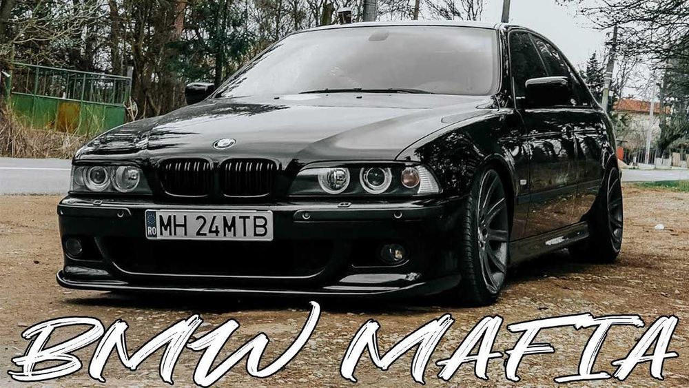 Grile Duble Negru Glossy  pentru E39