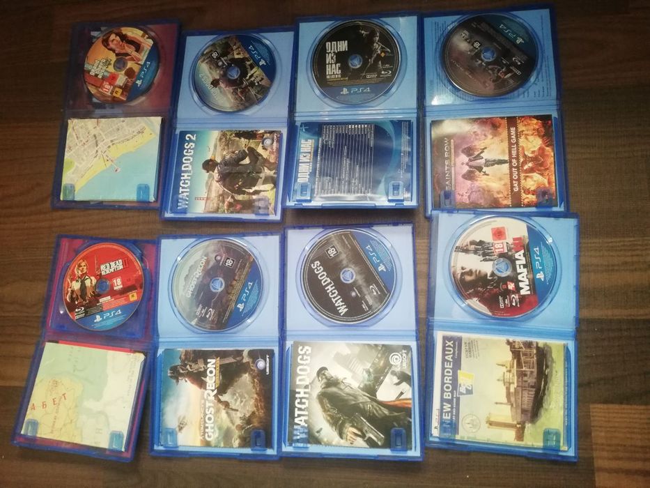 Playstation 4 игры на дисках
