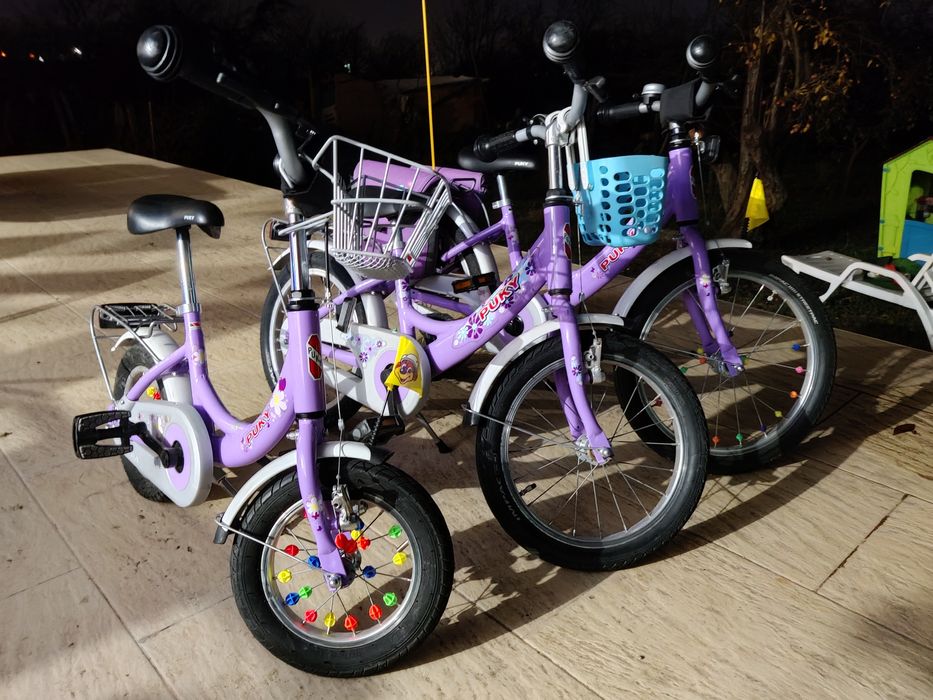 Детски велосипед с помощни колела Puky