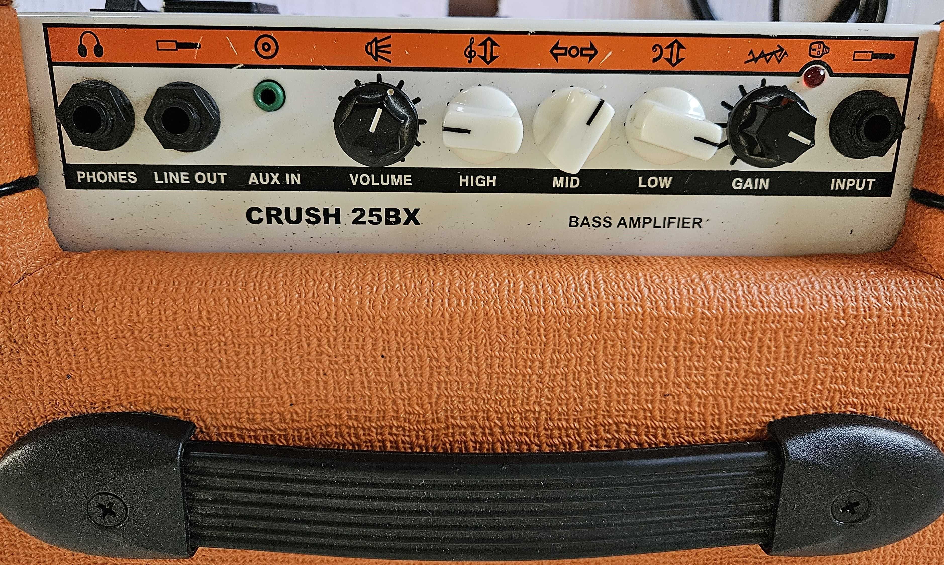 set chitara bass Jackson + amplificator combo Orange Crush 25BX