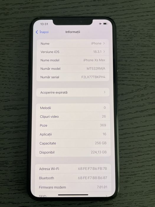 Iphone Xs Max 256 gb