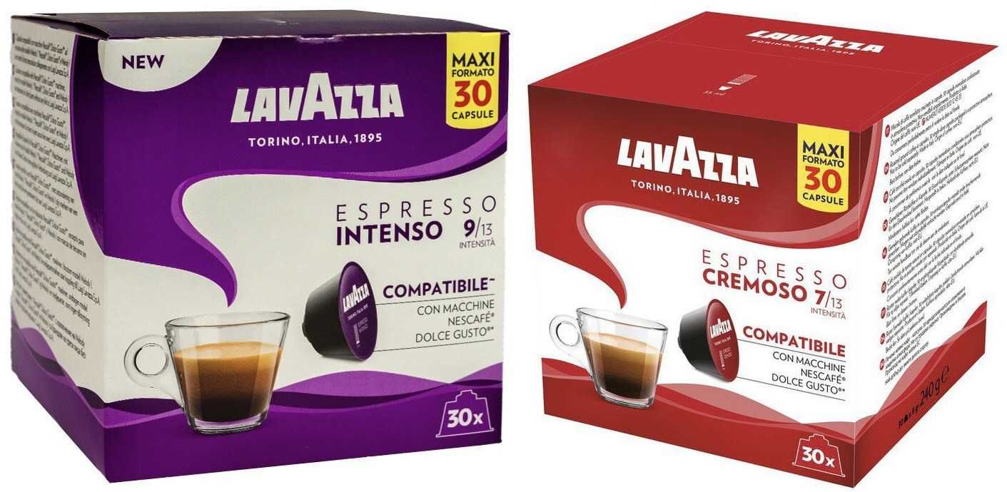 кафе капсула DOLCE GUSTO от LAVAZZA внос ИТАЛИЯ 30бр видове