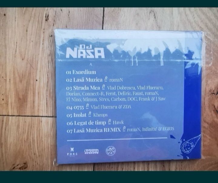 Cd Dj Nasa Mercur Cd Hip Hop tomanesc