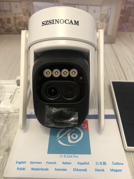 Camera Supraveghere O-Kam Pro 4G Zoom 10x Alarma Rezolutie 4K Sd-32Gb