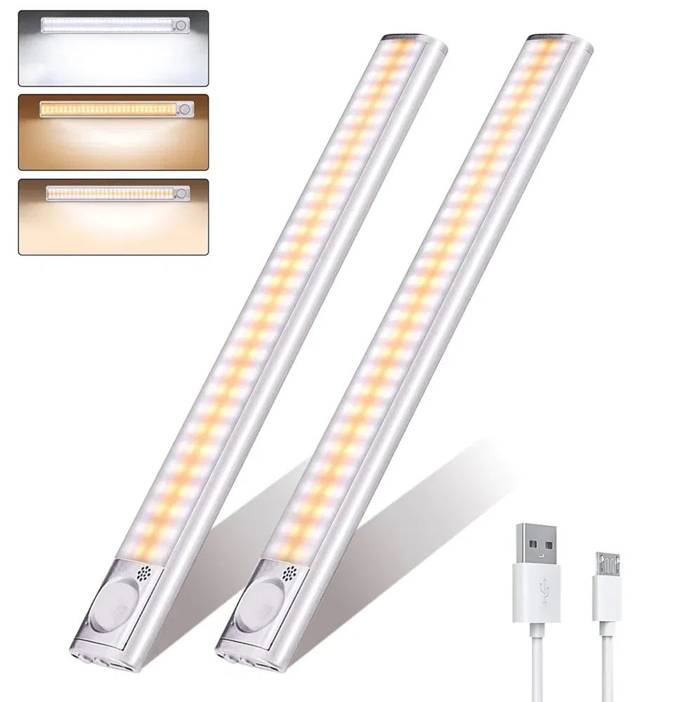 Silm мебелна LED лампа със сензор и магнити 4000К 1.5W СИВА 9 мм USB