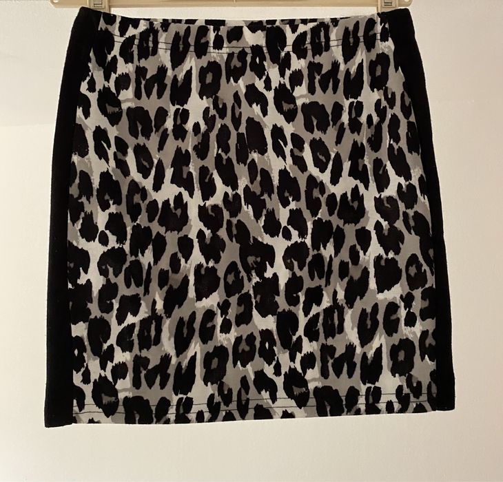 Fustă mulată animal print