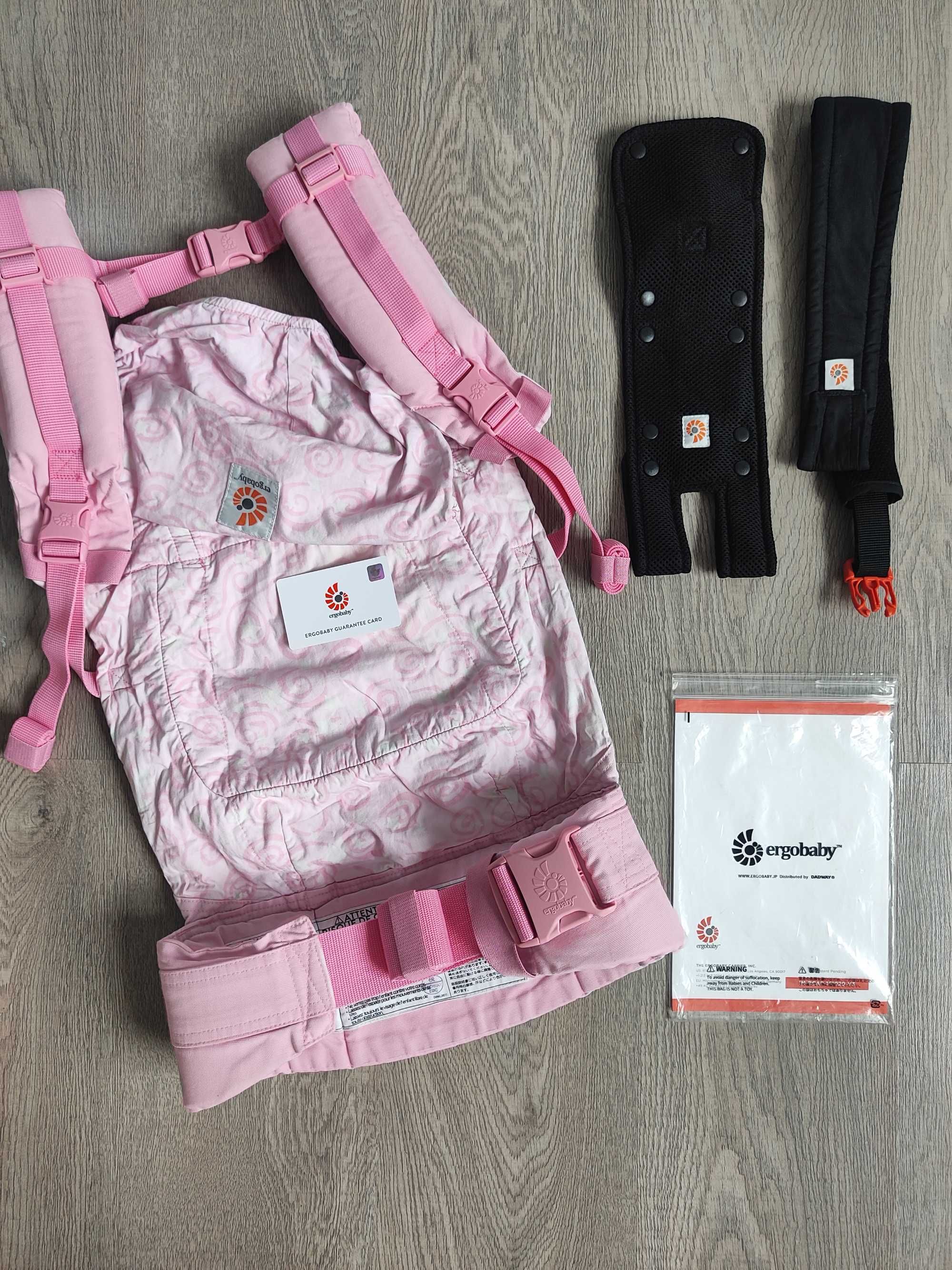 Эргорюкзак Ergobaby Original Galaxy Pink + вкладыш Ergobaby